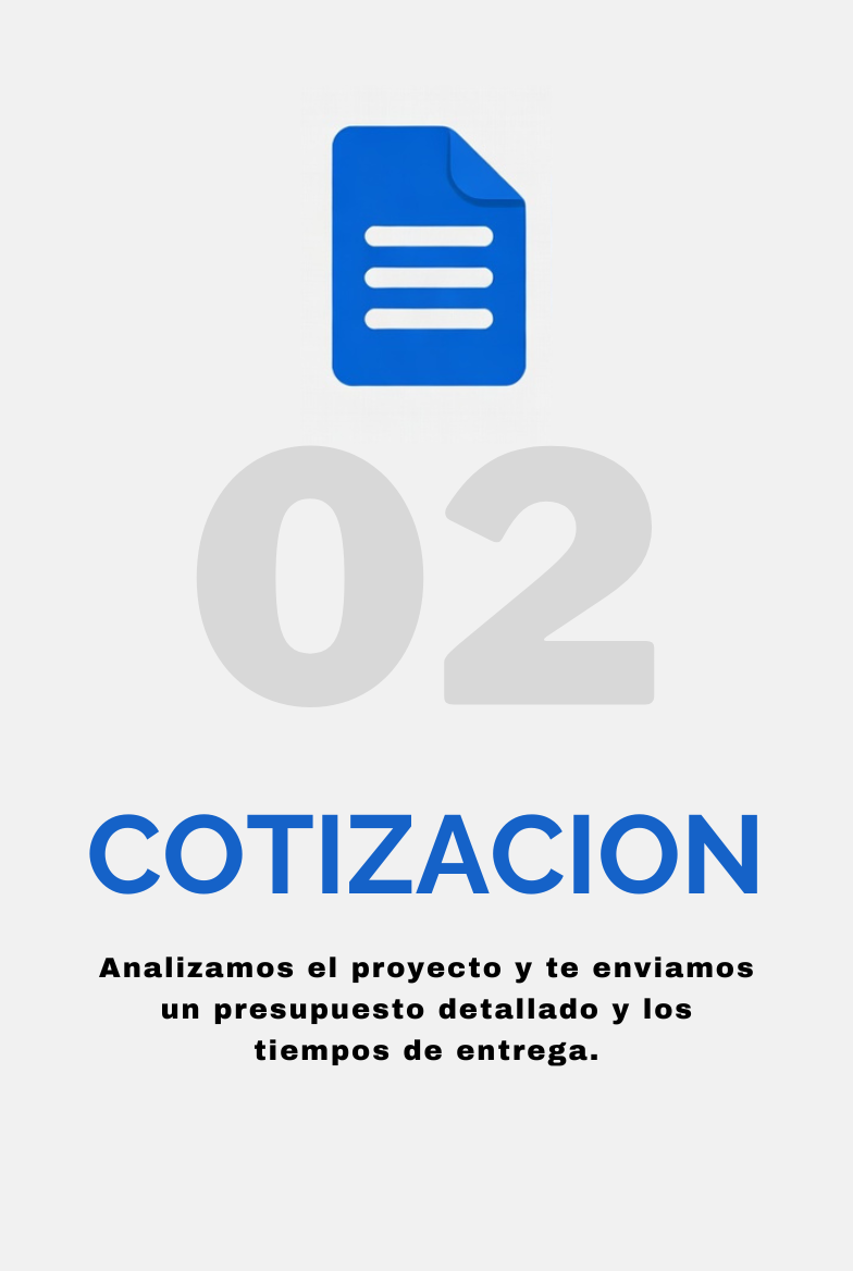 Relevamiento y cotización del proyecto